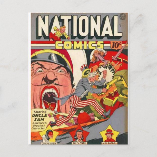 Nationell - 1 vykort (Framsida)