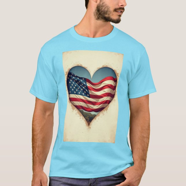 Nationell amerikanska delgivning t shirt (Framsida)