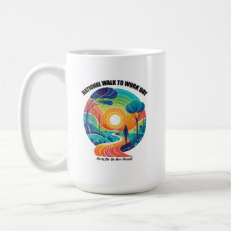 Nationell arbetsdag kaffemugg