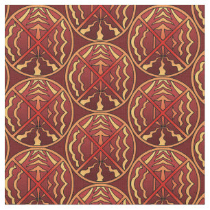 Nationell art Fabric Tribal Andlig Inslag Fabric Tyg
