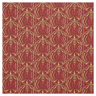 Nationell art Fabric Tribal Andlig Inslag Fabric Tyg