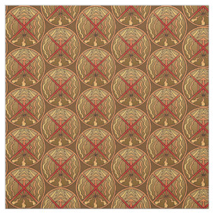 Nationell art Fabric Tribal Andlig Inslag Fabric Tyg