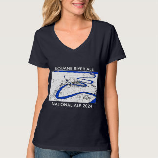Nationell artikel 2024 Kvinnors V-nacke T-Shirt