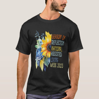 Nationell assisterad levnadsvecka under reflektion t shirt