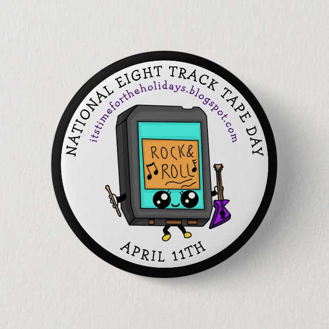 Nationell åtta bandbanddag den 11 april knapp (Framsida)