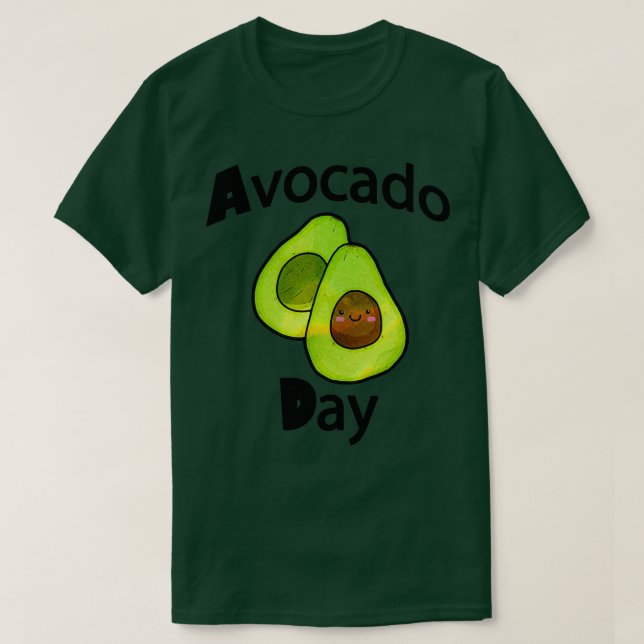 Nationell Avocado-dag 10 T Shirt (Design framsida)