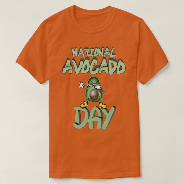 Nationell Avocado-dag 2022 T Shirt (Design framsida)