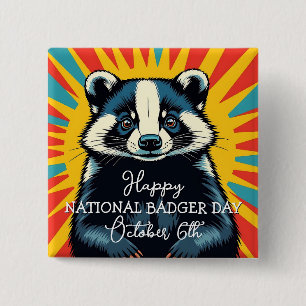 Nationell badgerdag i lycklig - oktober 6e knapp