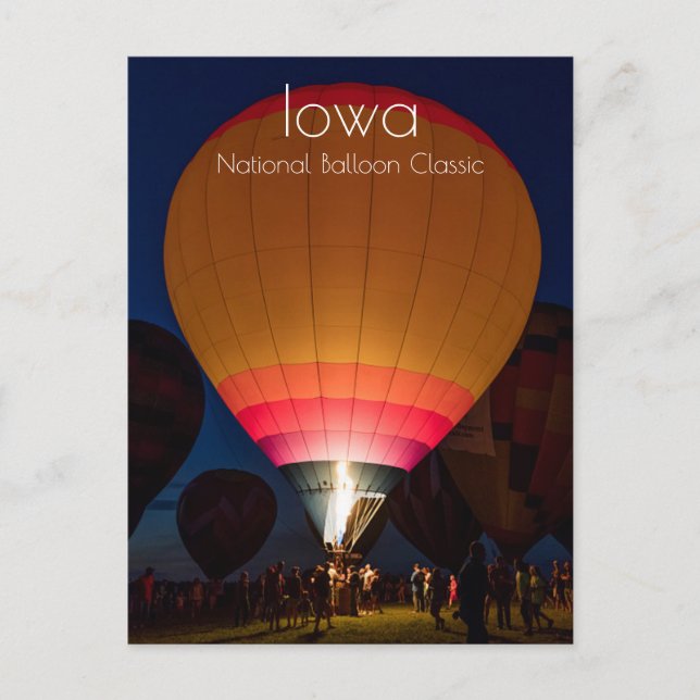 Nationell ballongen Classic Vykort (Framsida)