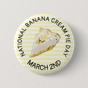 Nationell Banana Cream Paj Dag Mars 2:a knapp