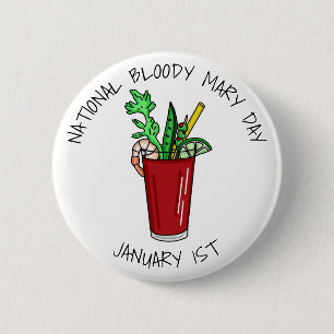 Nationell blodig Mary-dag 1 januari Knapp