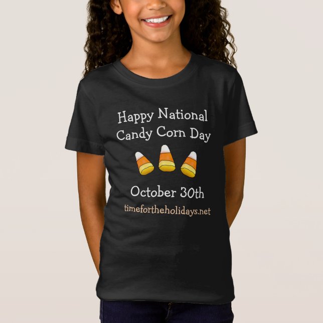 Nationell Candy corn-dag 30 oktober T Shirt (Framsida)
