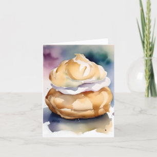 Nationell Cream Puff Day A - Januari 2 - Vattenfär Helgkort
