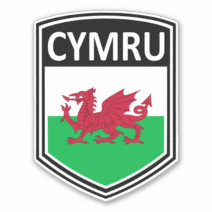 Nationell - Cymru Klistermärken