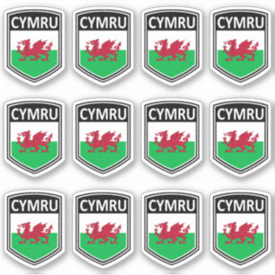 Nationell - Cymru Klistermärken