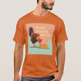 Nationell dag för kyckling och våffel: 20 oktober t shirt