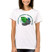 Nationell dag för olika Färgader i Ögon