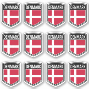 Nationell - Danmark Klistermärken
