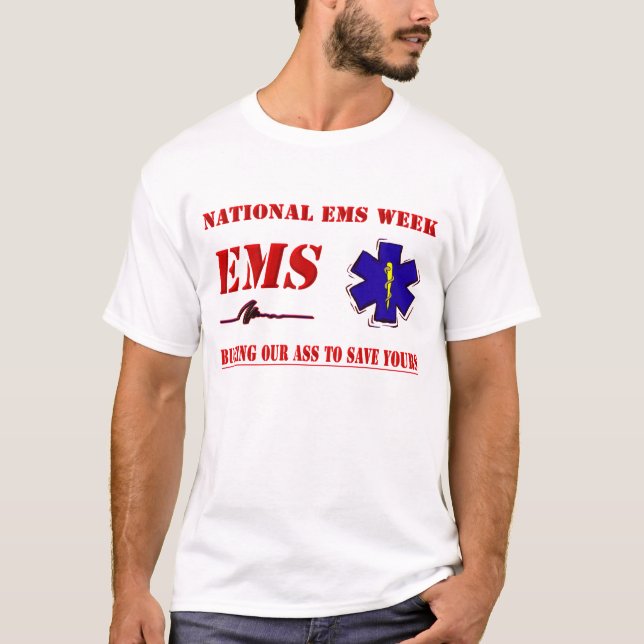 Nationell EMS-vecka T-shirt (Framsida)