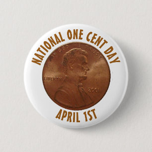 Nationell encentsdag, första april-Helgdag-knapp Knapp
