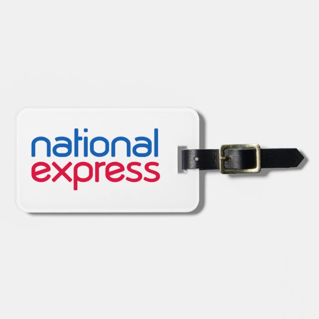 Nationell Express-resggage-tagg Bagagebricka (Horisontell Framsida)