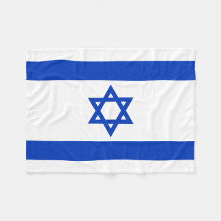 Nationell Flagga i Israel Fleecefilt