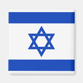 Nationell Flagga i Israel Magnet