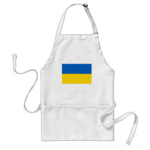 Nationell Flagga i Ukraina Förkläde