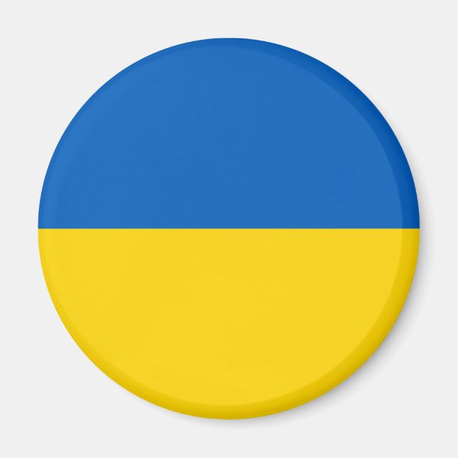 Nationell Flagga i Ukraina Magnet (Framsidan)