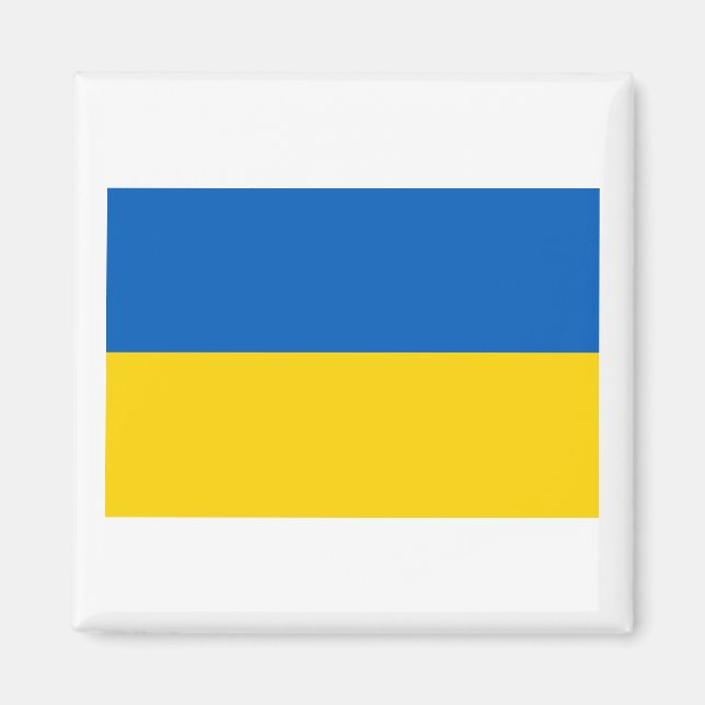 Nationell Flagga i Ukraina Magnet (Framsidan)