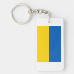 Nationell Flagga i Ukraina Nyckelring