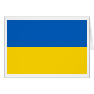 Nationell Flagga i Ukraina OBS Kort