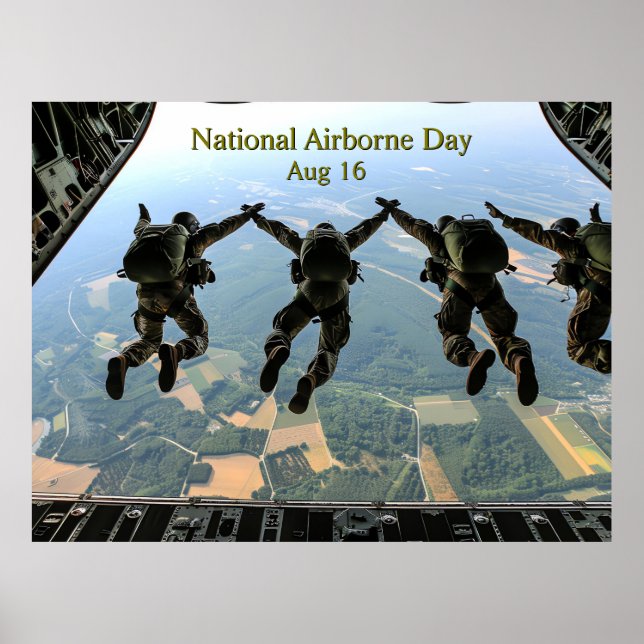 Nationell flygburna dag poster (Framsidan)