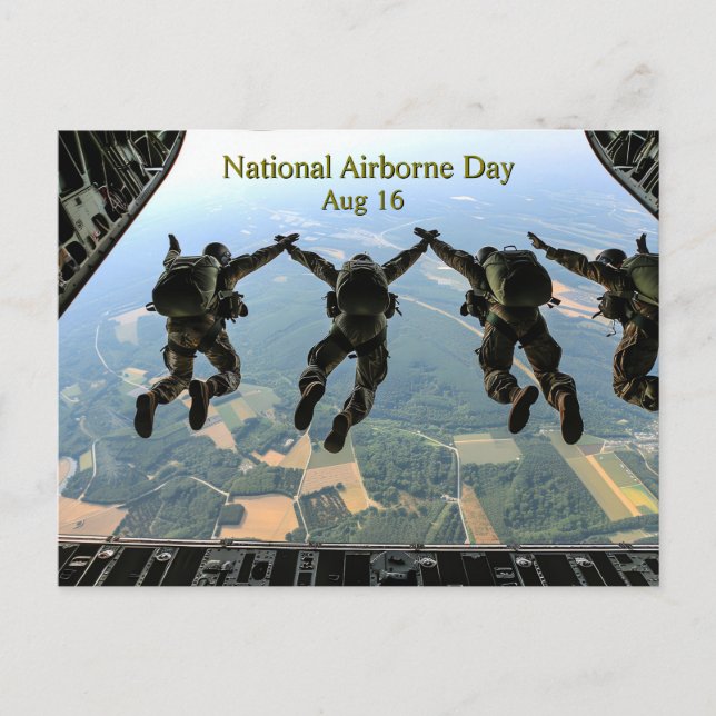 Nationell flygburna dag vykort (Framsida)