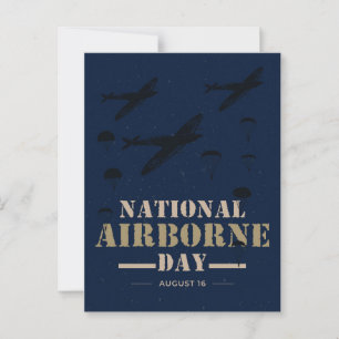 Nationell flygburna dag vykort