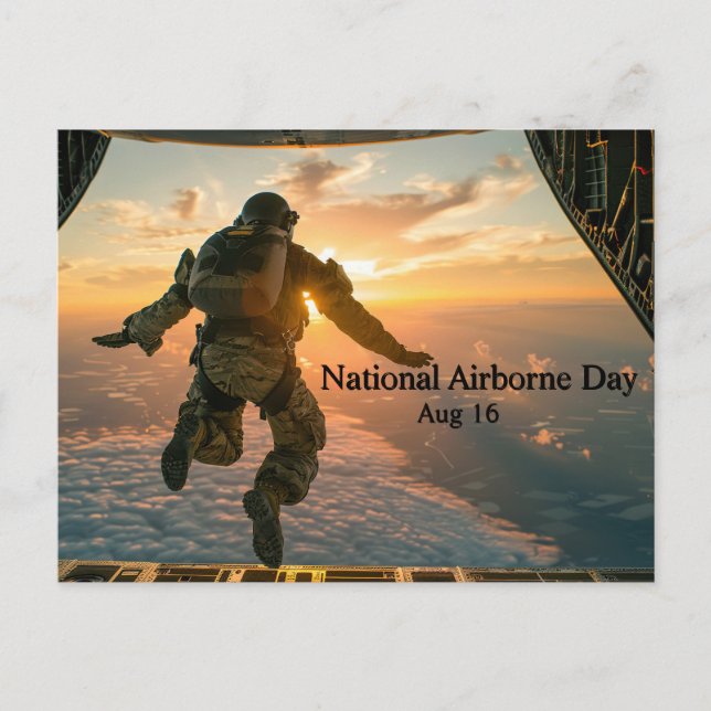 Nationell flygburna dag vykort (Framsida)