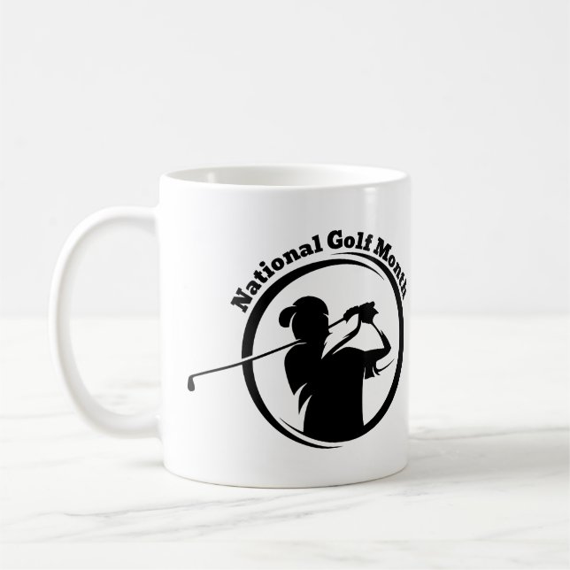 Nationell golfmånad kaffemugg (Vänster)