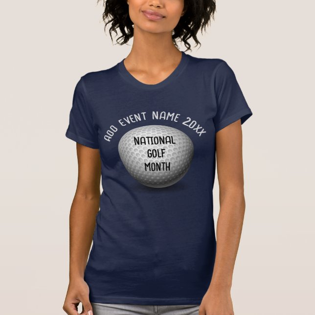 Nationell golfmånad t shirt (Framsida)