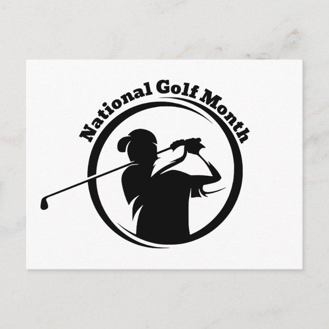 Nationell golfmånad vykort (Framsida)