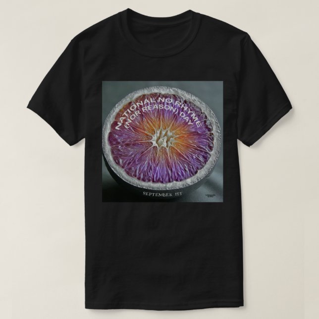 Nationell helgdag (ingen orsak) t shirt (Design framsida)
