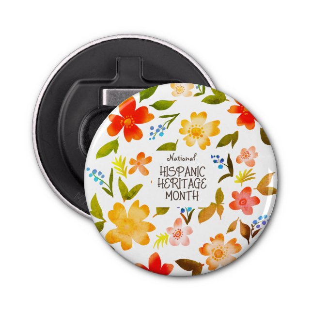 Nationell HISPANIC-MÅNAD Flasköppnare (Framsidan)