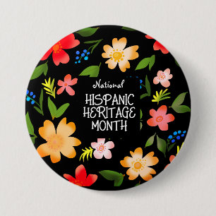 Nationell HISPANIC-MÅNAD Knapp