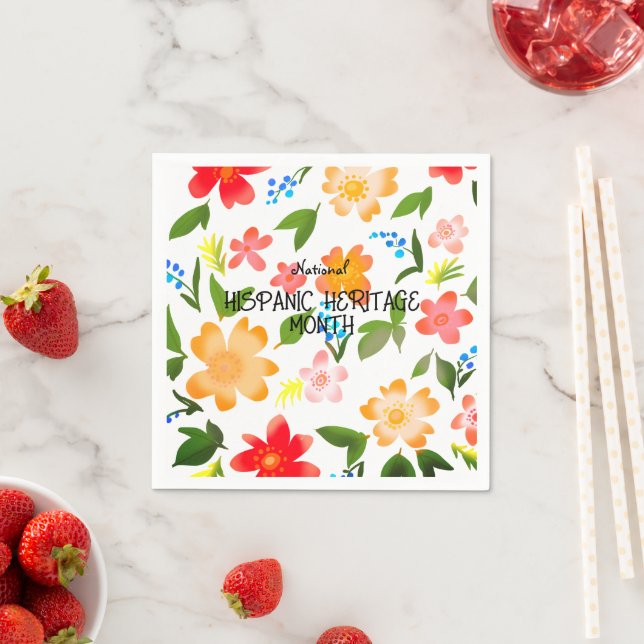 Nationell HISPANIC-MÅNAD Pappersservett (Insitu)