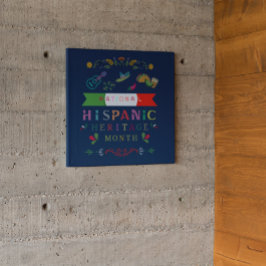 NATIONELL HISPANISK ARV MÅNAD UTFORMNING POSTER