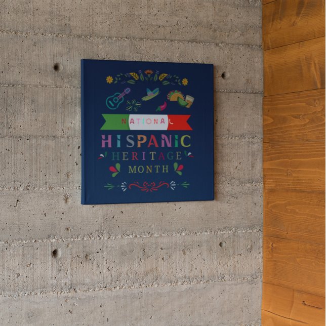 NATIONELL HISPANISK ARV MÅNAD UTFORMNING POSTER (Skapare uppladdad)