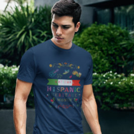 NATIONELL HISPANISK ARV MÅNAD UTFORMNING T SHIRT