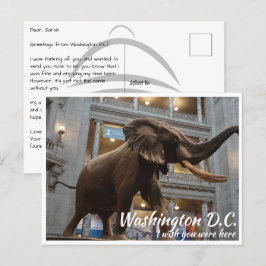 Nationell historia i Washington DC Smithsoniska mu Vykort