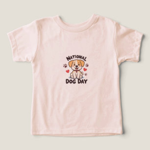 Nationell Hund - Cute Kawaii Tecknad hund med hono T Shirt
