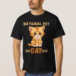Nationell husdjursdag t shirt