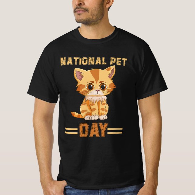 Nationell husdjursdag t shirt (Framsida)